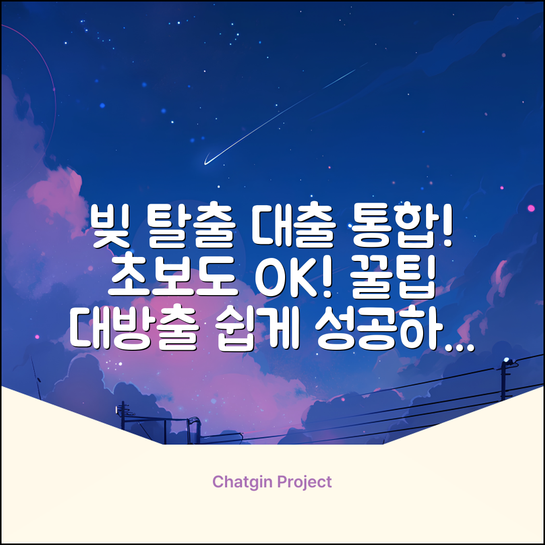 초보도 쉽게! 대출통합 성공비법