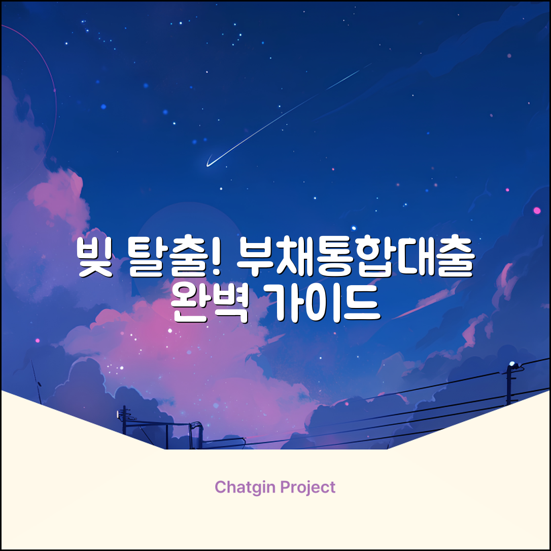 부채통합대출 완벽 가이드: 탈출구 찾기