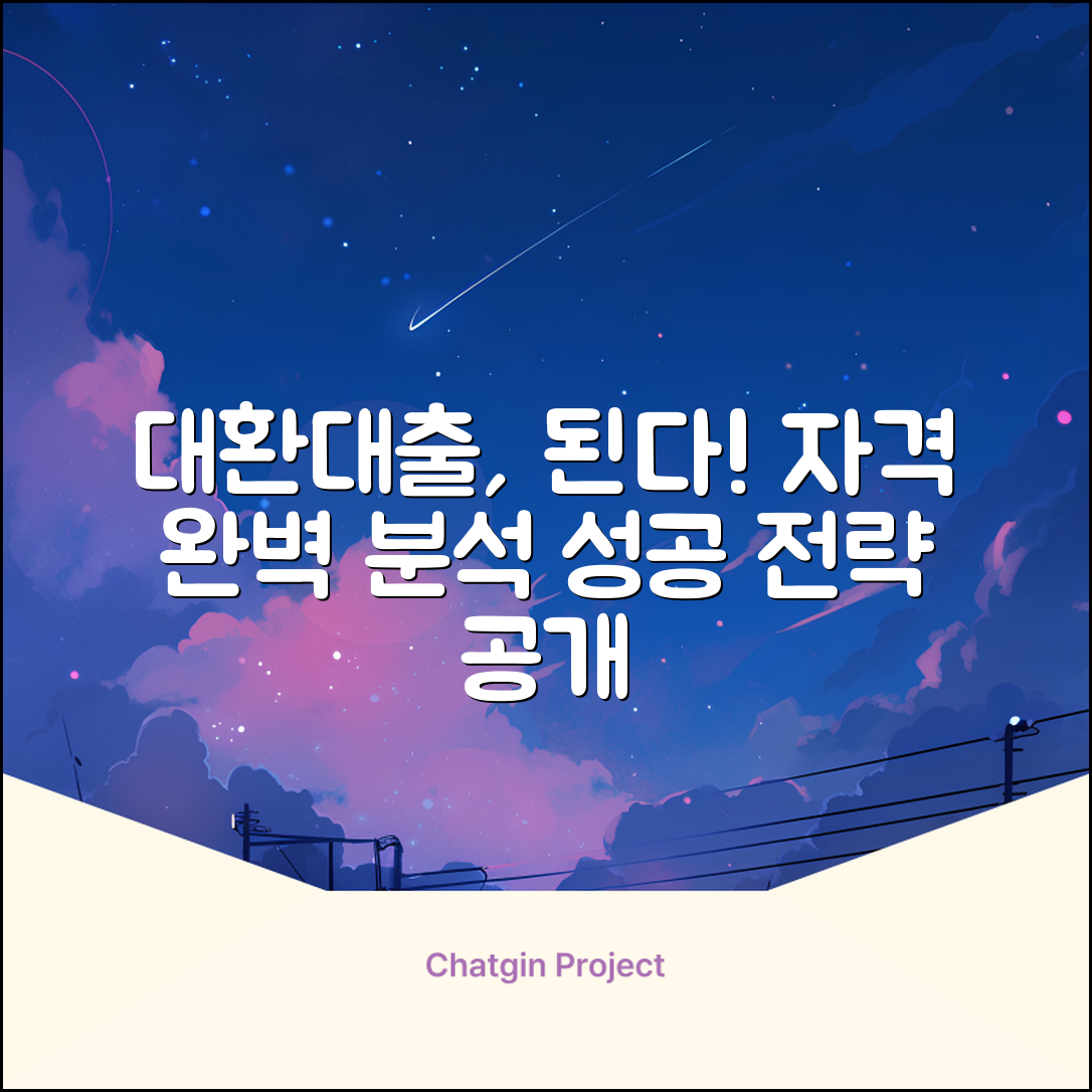 대환대출 자격, 완벽 분석 & 성공 전략